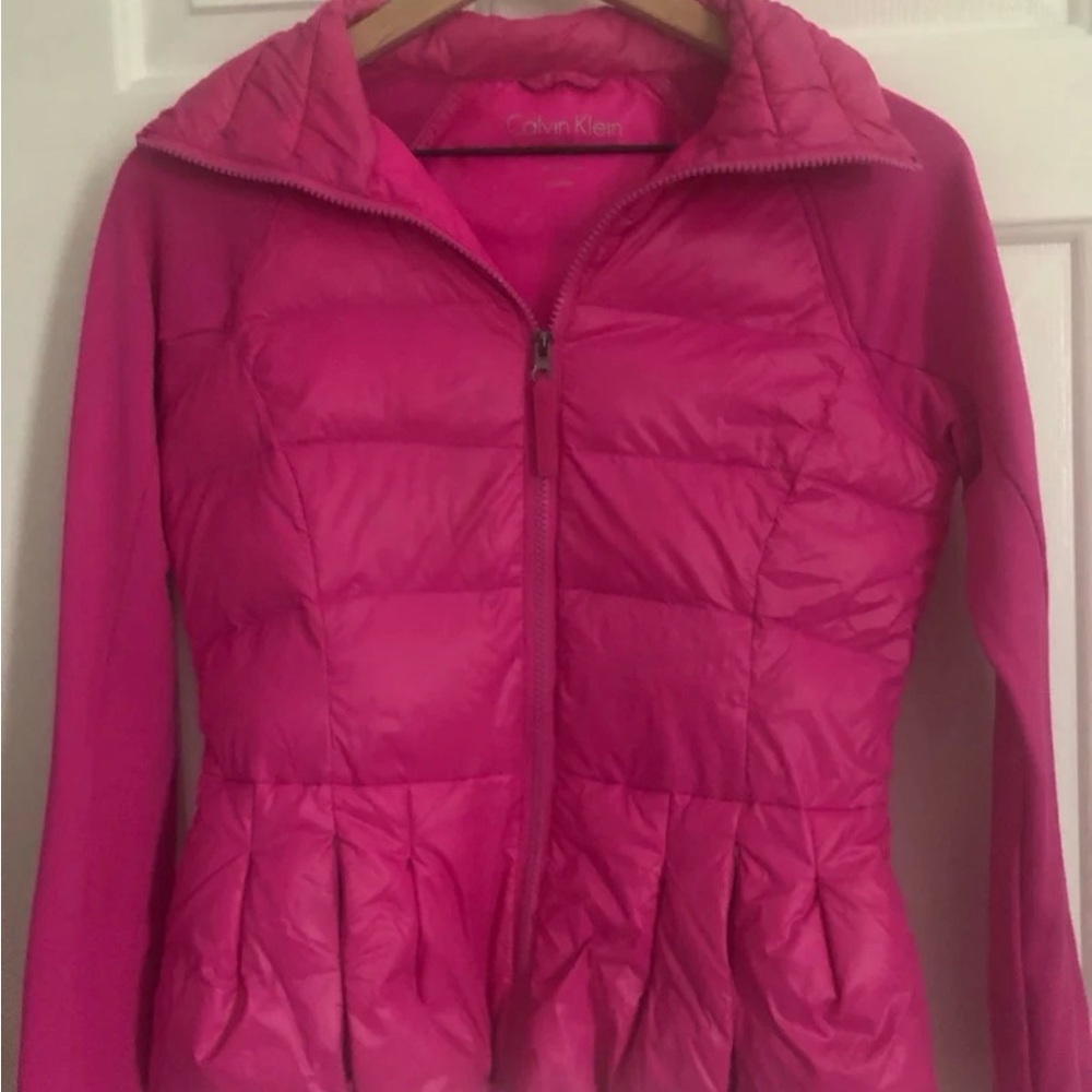 Pink Spring Puffer Jacket XS - Picture 2 of 7